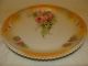 P.  K.  Silesia Plate Creamy White With Pink Roses And Doubled Handled Plates & Chargers photo 2