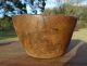 1800s Burl Bowl Wooden Treen Patina Ohio Or Pennsylvania Nr Primitives photo 9