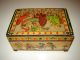 Tony Sarg Wooden Collectible Box Depicting Poker Spades Cards Diamonds Clubs Etc Boxes photo 1