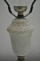 Vintage Antique Lamp Base Gold Brass Greek Roman Ceramic Decorative Part Lamps photo 3