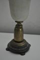Vintage Antique Lamp Base Gold Brass Greek Roman Ceramic Decorative Part Lamps photo 4