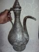 Antique Ottoman Turkish Empire Copper Jug Pitcher Metalware photo 8