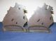 Bookends Verona Sand Cast Copper Gilt Galleon Ship Near Perfect Rare Condition Metalware photo 8