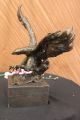 Bronze Eagle Hawk Falcon Osprey Kite Mascot Zoo Statue Sculpture Lost Wax Decor Metalware photo 7