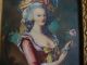 Antique Kpm Style Oil Painting 19th Celluloid Bone Other photo 2