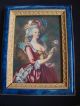 Antique Kpm Style Oil Painting 19th Celluloid Bone Other photo 4