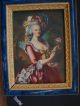 Antique Kpm Style Oil Painting 19th Celluloid Bone Other photo 7