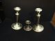 Antique Vintage Silverplated Metalic Candelabra Candle Sticks Other photo 5