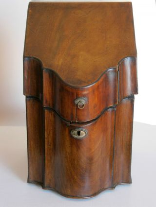 Antique Knife Box,  Late 18th C. photo