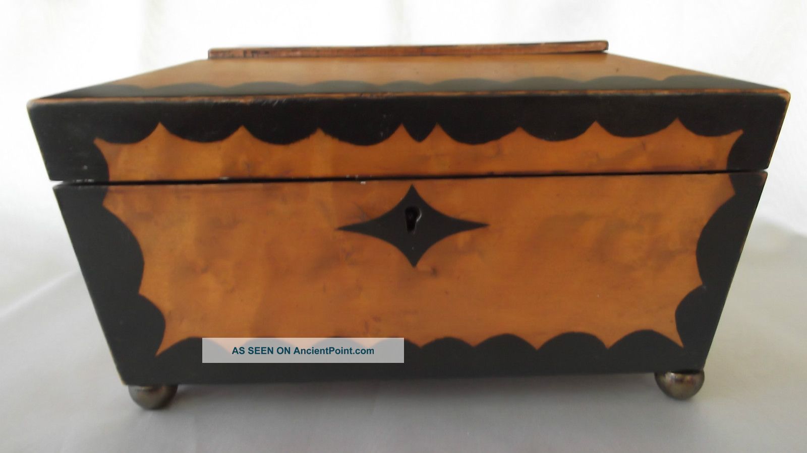 Fabulous Early 1800s British Colonial Walnut Document Box From Australia Boxes photo