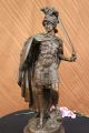 Bronze Spartan Trojan Warrior Roman Legionair School Centurion Gladiator Figure Metalware photo 1