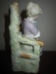 Spectacular Antique German Beaded Beading Figurine,  Mother And Child,  Euc Figurines photo 5