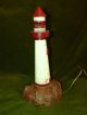 Rare Large Cast Metal Lighthouse Lamp Nightlight Antique Lamps photo 2