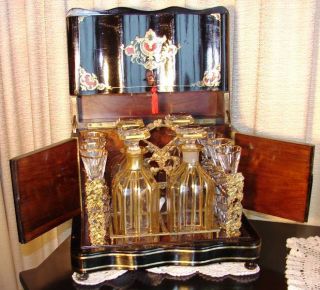 Antique - French Napoleon Iii Xixe Liquor Box photo