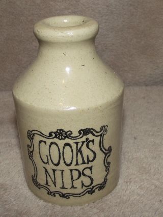 Cook ' S Nips Pottery Stoneware England Crock Jug Jar photo