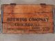 Atlas Brewing Co Chicago Wood Crate Case Box Brewing Beer Crate Lidded Boxes photo 2