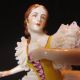 Rare Antique Volkstedt German Dresden Porcelain Deco Dancer Doll Lady Figurine Figurines photo 1
