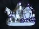 Porcelain Stage Coach With Colonial Figures Figurines photo 1