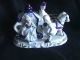 Porcelain Stage Coach With Colonial Figures Figurines photo 3