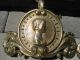 Bronze Italian Royal Medallion/crest Embassy Wall/pillar Architectural Elements Metalware photo 6