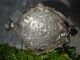 Silver - Plated Bronze Mythological Cherub/griffin/gargoyle/satyr/serpent Tazza Metalware photo 11