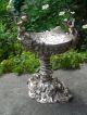Silver - Plated Bronze Mythological Cherub/griffin/gargoyle/satyr/serpent Tazza Metalware photo 2