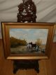 Very Old Oil Painting,  { A.  Schilder,  1861 - 1919,  Man Is Taking A Break} Antique Other photo 11