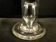 18th C Blown German Trumpet Bowl Drinking Glass With Air Trap Stem,  Thick Foot Stemware photo 1