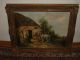 Large Old Oil Painting,  { Horses By There Barn,  Is Signed,  Frame} Antique Other photo 11