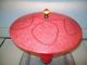 1950 ' S Vintage Japanese Couch Bench Chalkware Lamp Fiberglass Shade Lamps photo 2