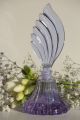 Happy Spring - Very Big Light Violet Perfume Bottle,  True Art Deco Czechoslovakia Perfume Bottles photo 6