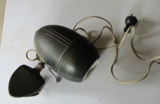 Vintage 1940 ' S Modern Retro Clamp On Bullet Lamp Nr photo