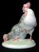 Rare German Rosenthal Vintage Hen And Rooster Figurine By K.  Himmelstoss Chicken Figurines photo 1