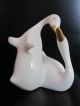 Ceramic Pottery Porcelain Swans Handpainted Figurines photo 1