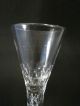 Tall 19th C Blown Scale Cut Air Twist Toastmaster Cordial Glass German (?) Stemware photo 2