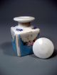European Continental Hand Painted Old Paris Porcelain Perfume Bottle Ca.  19 ' Th C. Other photo 3
