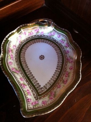 Germany Made Candy Dish With Small Pink Flowers photo