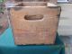 Old Milk Wood Crate/box With 