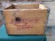 Old Milk Wood Crate/box With 