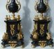 Pair French Ormolu Bronze Table Lamps 19th Ct. Lamps photo 1