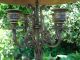 Perfect Pair Neo - Classical Bronze Urn/candelabra Converted Lamps Marble Base Lamps photo 2