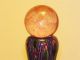 Vintage Hand Blown Murano Glass Perfume Bottle With Stopper,  Unique Handpainted Perfume Bottles photo 1