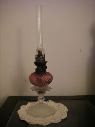 Antique Kosmas - Brenner Oil Lamp. . . . .  Item photo