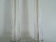 Pair Of Tall Antique Vintage Crystal Glass Column Brass Base Table Desk Lamps Lamps photo 2