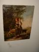 Excellent Antique Oil Painting,  { Woman With A Child And Goats,  Finished Finely } Other photo 11