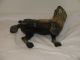 Rare Antique Cast Iron Boston Terrier Bull Dog 9 1/4 