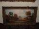 Old Oil Painting,  { Sheperd With Grazing Sheep,  Is Signed,  Frame } Antique Other photo 10