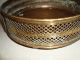 V.  Fine Antique Early 19th C Brass Cake Or Kitchen Basket Metalware photo 4