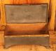 Antique English Pewter And Wood Cigarette Box Metalware photo 2