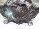 Pair Of Antique Old Metal Decorative Flower Planters Pewter? Victorian? Nr Metalware photo 4